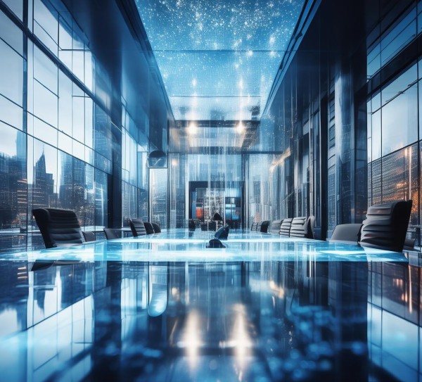 蓝白商务，视觉盛宴中的专业与创新