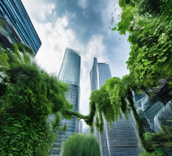 绿色动态壁纸，现代商业环境中的环保之选